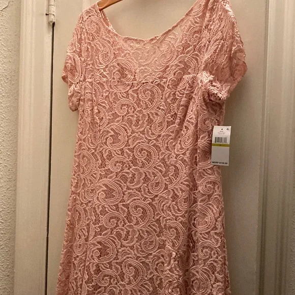 chinese dress ladies The Kylie Dress in Begonia Pink Lace 8 / Begonia Pink Lace main image 1